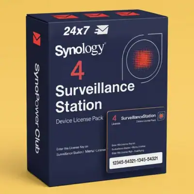 Synology Surveillance Station 4ライセンス Amazon.com: Synology IP Camera License Pack for 8 (CLP8