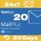 Licencia Synology MailPlus_24x7_30D_Devolución_MP20_Amarillo Synology-MailPlus-License-Pack-MP20