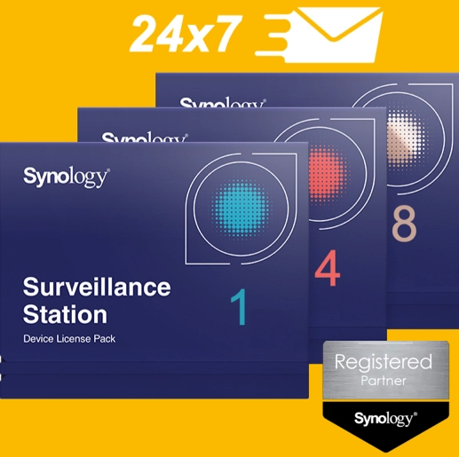 Synologyライセンスオンラインストア：監視、MailPlus、VDSM | 24時間